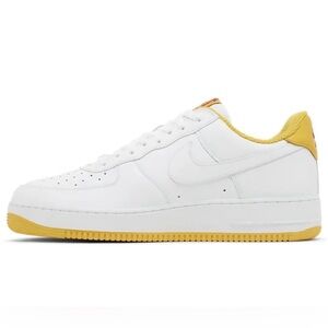Nike Air Force 1 Low West Indies White University Gold Mens 11.5 Low Top Sneaker